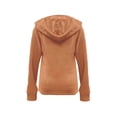thumbnail image 4 of Clothing 2025 Delayuji Sweatshirts for Women 2025 Tops Pullover Casual Button Autumn Solid Winter Drawstring Hoodie Blouse Womens Plus Size Sweatshirts Multi-Color M, 4 of 4