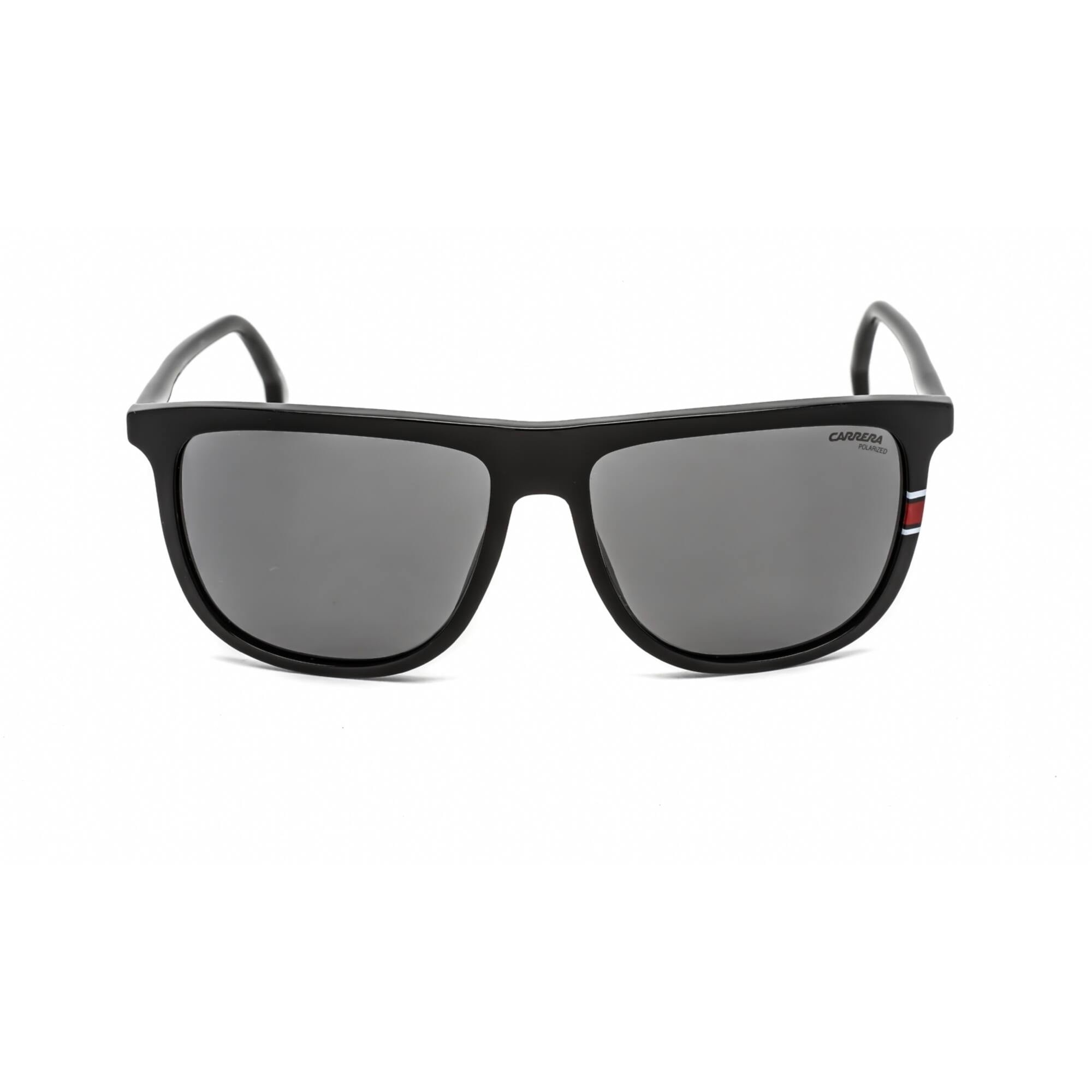 Carrera Polarized Grey Rectangular Men's Sunglasses CARRERA 218/S 0807/M9 58