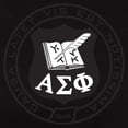 thumbnail image 3 of CafePress - Alpha Sigma Phi Black And White Seal T Shirt - Women's Traditional Fit Dark T-Shirt, 3 of 4