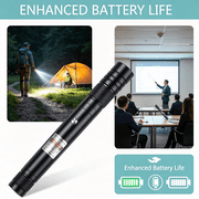 GJX Green Laser Pointer-Long Range Rechargeable Laser Beam,Usb Charging for Hiking,Presentations&Outdoor Use(Professional-Grade Green Light)