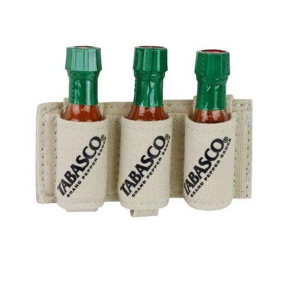 TABASCO Mini Bottle Holder For Belt, Canvas, Grey