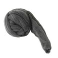 thumbnail image 2 of Chunky Wool Yarn Knitting Weight Yarn for Pillow Knitted Blanket Mat Crochet dark gray, 2 of 8