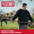 thumbnail image 4 of Hyper Tough 20V Brushless Cordless 12" Trimmer and 120 CFM Blower Combo Kit with (1) 20V Max 2.0Ah Battery and Charging Cable, 4 of 19