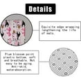 thumbnail image 6 of 4PCS Cute Ghost Shower Curtain Sets With Rugs, Fun Halloween Shower Curtain, Waterproof Fabric Shower Curtain, Gothic Spooky in Bathtub Vintage Dark Rose Daisy Black Floral Kids Bathroom Decor, 6 of 7