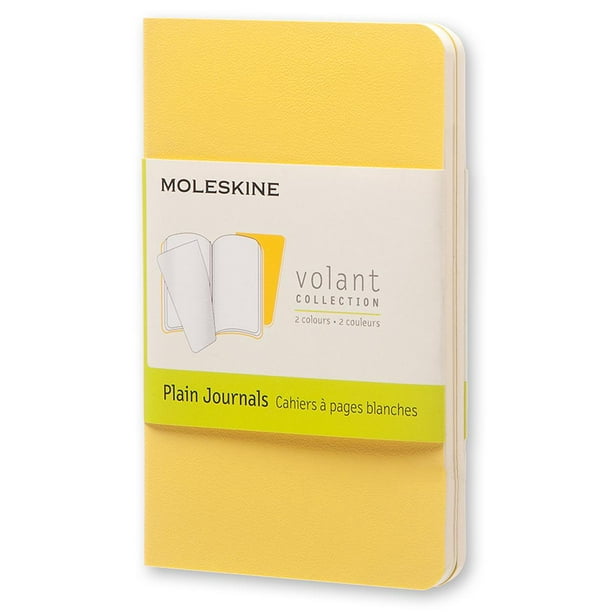 Moleskine Volant Journal (Set of 2), Extra Small, Plain, Sunflower
