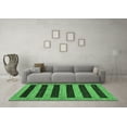 thumbnail image 3 of Ahgly Company Indoor Rectangle Abstract Emerald Green Modern Area Rugs, 7' x 9', 3 of 4