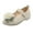 Beige, variant on Kids Sandals Summer Children Baby Toddler Shoes Girls Sandals Flat Bottom Light Open Toe Solid Color Bow Back Strap Comfortable