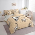 thumbnail image 3 of Homewish Teens Bull Skull Scorpion Twin Bedding Sets 7-Piece,Bohemian Western Theme Bedding Comforter Set Microfiber,Vintage Aesthetic Breathable Sheet Sets,Super Cozy Room Decor,Reversible, 3 of 8