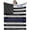 Black, variant on Police Officer Gifts for Him, Police Gifts for Men, Thin Blue Line Police Flag Blanket 50"x60", Police Academy Graduation Gifts, Best Gift for Policemen, for Police Officers