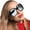 Black/Sliver, variant on LVIOE Oversized Square Suglasses for Women Polarized, Fashion Vintage Classic Shades for Outdoor UV Protection