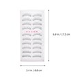 thumbnail image 2 of unbranded 60Pairs Handmade Cotton Thread False Eyelashes Black for Natural Long Thick Eye Look, 2 of 6