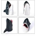 thumbnail image 4 of Shark Puppets Soft Rubber White Shark Head Realistic Hand Puppets, 4 of 4