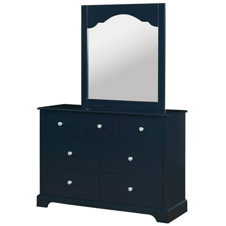 Furniture Of America Poppy 7 Drawer Kids Dresser And Mirror Set