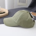 thumbnail image 4 of Ponycap Messy Updo Ponytail ajustable algodón gorra de béisbol sombrero medio vacío visera superior gorra de béisbol Adepaton BST3008057-1, 4 of 6