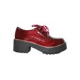 thumbnail image 2 of ZAPATO PLATAFORMA CASUAL VESTIR LEON MUJER DAMA MERLOT VINO CHAROL 500 LEON  500p, 2 of 3