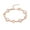Rose Gold-White, variant on Crystal Cremation Bracelet for Ashes Stainless Steel - Heart Urn Bracelet for Ashes for Pet/Human Memorial Bangle