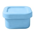 thumbnail image 2 of Snack Containers, Silicone Snack Containers with Lids, Small Lunch Containers, Reusable Leakproof Stackable Silicone Storage Containers, Food Storage Containers Blue 1Pcs, 2 of 9