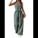thumbnail image 1 of Conjuntos de 2 Piezas para Mujer: Chaleco de , Conjuntos Casuales Elegantes, Pantalones de Pierna , Trajes. Verde L, 1 of 7