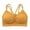Yellow, variant on Sports Bras for Women Cotton Comfort Wirefree Yoga Bras Spaghetti Straps Beauty Back Vest Bras