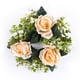 thumbnail image 3 of ¡Rebajas Grandes!, Candelabros de flores simuladas, coronas de flores, decoraciones para la mesa del comedor, vasos para velas con forma de rosa, accesorios decorativos para el estado de ánimo, 3 of 7