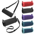 thumbnail image 2 of Silicone Protective Case for JBL FLIP 7 Bluetooth Speaker - with Shoulder Strap & Carabiner, Accessible Design, Shockproof Cover for Travel Outdoor Use, 2 of 11