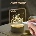 thumbnail image 1 of Acrylic Transparent Notepad Erasable Ins Wind Message Board Holiday Lights Gift Children Girlfriend Decorative Night Light (5ml), 1 of 5