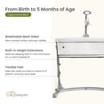 thumbnail image 3 of Arm's Reach Versatile Co-Sleeper® Bassinet, White/Grey, 3 of 6