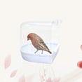thumbnail image 2 of Caged Bird Bath Multi Cage Bird Bath Covered for Small Brids Canary Budgies Parrot, 2 of 9
