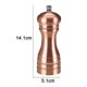 thumbnail image 2 of Juego de molinillo de pimienta y salero de cobre Columbia de Olde Thompson, 2 of 5