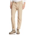 thumbnail image 2 of Eidos Napoli Mens Solid Casual Chino Pants, Beige, 36W x 34L, 2 of 2