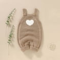 thumbnail image 2 of SHTXOZHI Newborn Infant Baby Boy Girl Clothes Sleeveless Knit Romper Toddler Cute Jumpsuit, 2 of 7