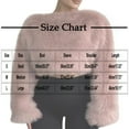 thumbnail image 3 of YueHuiYing Women Fashionable Crew Neck Cropped Sweater Casual Long Sleeve Knit Tops Pullover Sweater, 3 of 6