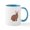 White/Blue Inside, variant on CafePress - Easter Bunny Rabbit Mugs - 11 oz Ceramic Mug - Novelty Coffee Tea Cup
