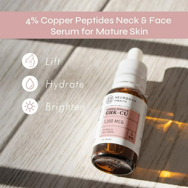 Srum Neurogan Health GHK-Cu con pptidos de cobre al 4%, 30 ml | Walmart  en lnea