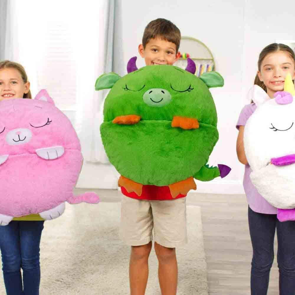 Happy Nappers Large Play Pillow and Sleeping Bag Fun One Piece Children s Pajamas Sleeping Bags for Kids Surprise Yellow Walmart