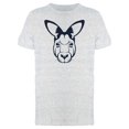thumbnail image 1 of Hipster Face Grunge Kangaroo T-Shirt Men -Image by Shutterstock, Male x-Large, 1 of 2