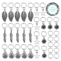 OUNONA  Hair Braid Rings Cuffs Jewelry for Braids Accessories Clips