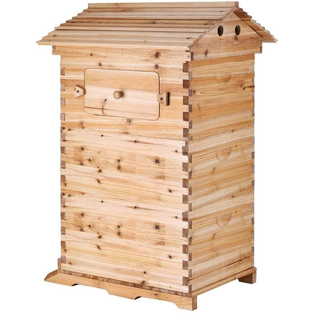 VEVOR Bee Hive 3 Layers For 7 Honey Frame Wooden Beehive Upgraded
