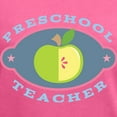 thumbnail image 3 of CafePress - Preschool Teacher Apple David Vintage Women's V Neck T Shirt - Women's V-Neck Dark T-Shirt, 3 of 3