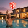 thumbnail image 4 of Dpityserensio Inflatable Giant Dice PVC Giant Number Cube for Outdoor Games 11.8in Fun Interactive Prop for Birthday Pool Beach Activities, 4 of 6