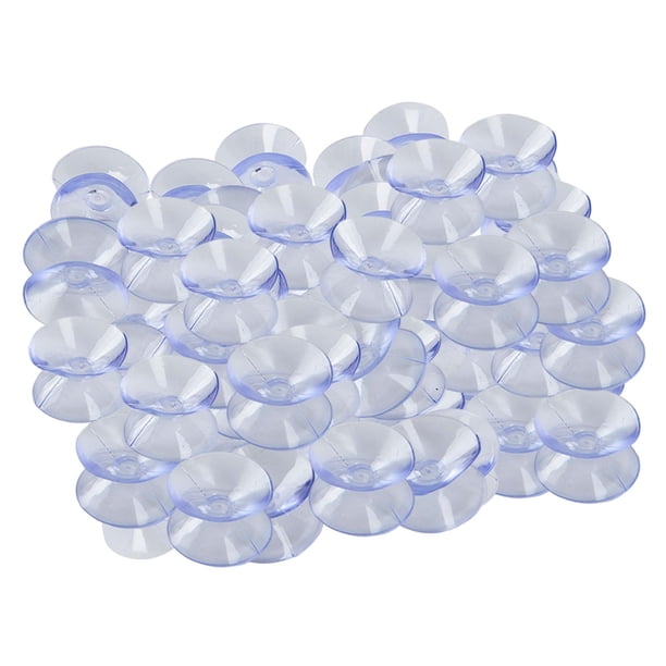 100 ventosas de doble cara, almohadillas protectoras elásticas y duraderas para vidrio 20 mm