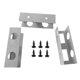 thumbnail image 5 of Organizador de almacenamiento para computadora portátil debajo del escritorio, 3 unidades, estante resistente con Plata, 5 of 9