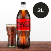Coca-Cola Zero Sugar Soda Pop Bottle, 2 Liters