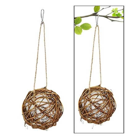 Bird Shredder Toys Small Parrot Chew Parrot Cage Foraging Hanging Toy Bird Bite Small Bird Parakeets Parrotlets Lovebirds Cockatiels 15cm