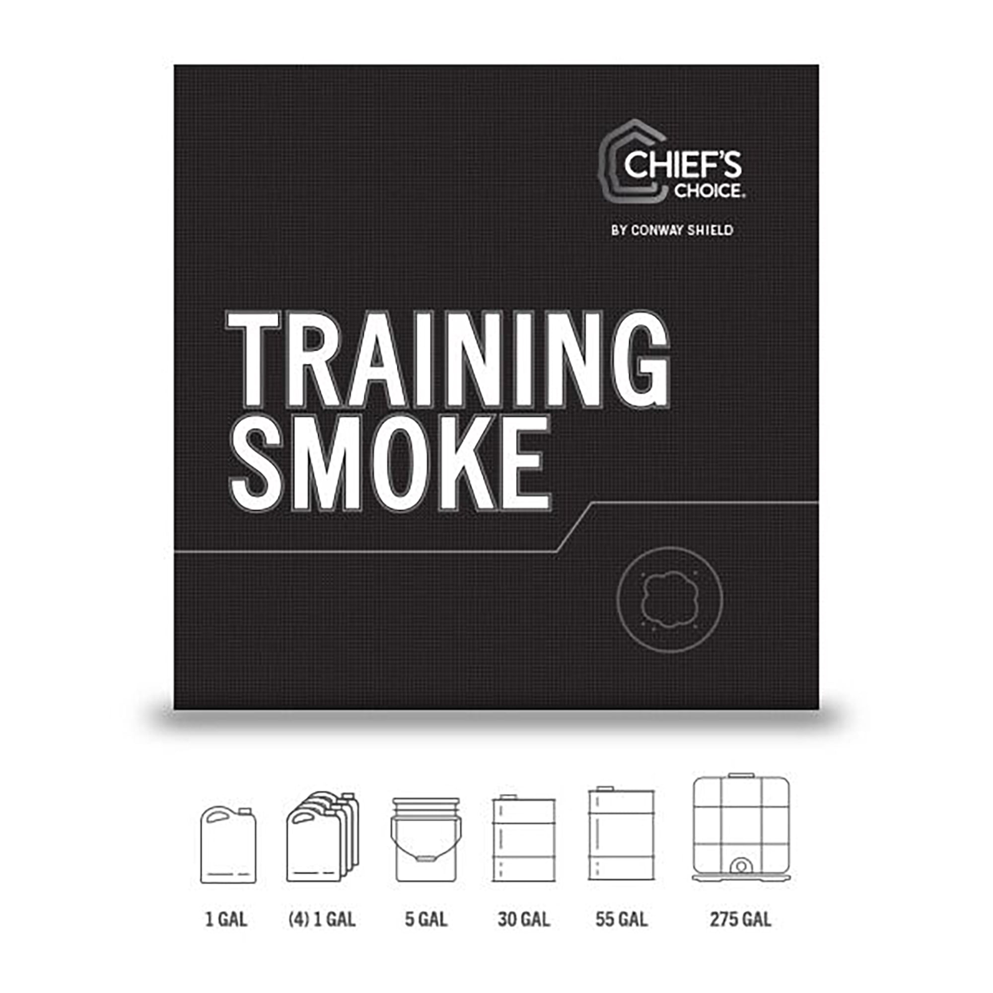 Chief's Choice Non-Toxic Training Fog Machine Fluid for Firefighter Smoke Drills, 0W, 1 Gallon