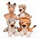 thumbnail image 1 of 25cm Cute Forest Animal Stuffed Toy Jungle Wedding Throw Children's Gift Claw Machine Doll Giraffe Lion Tiger Leopard, 1 of 5