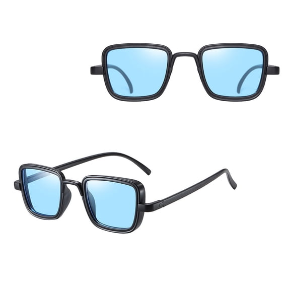 WHAMVOX 1 Pair Fashionable Sunglasses Summer Outdoor Sun Glasses Creative Beach Shades Eyeglasses Clothes Decoration for Men Boys (C02, Blue)