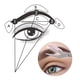 thumbnail image 4 of Tijeras para cejas con peine Tijeras para recortar cejas Tijeras para cejas de acero inoxidable Herramientas de maquillaje Cortapelos, 2 piezas Adepaton WRMH-497, 4 of 8
