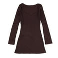thumbnail image 2 of n:philanthropy Womens Ribbed Bodycon Dress, Purple, Small, 2 of 2