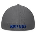 thumbnail image 4 of Men's Fanatics Gray Toronto Maple Leafs Clincher Team Stripes Flex Hat, 4 of 5